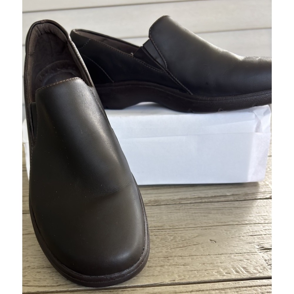 Rockport Comfort by DMX Brown Leather Slip On Loafers Womens 8.5 M APW75652 - Picture 2 of 10